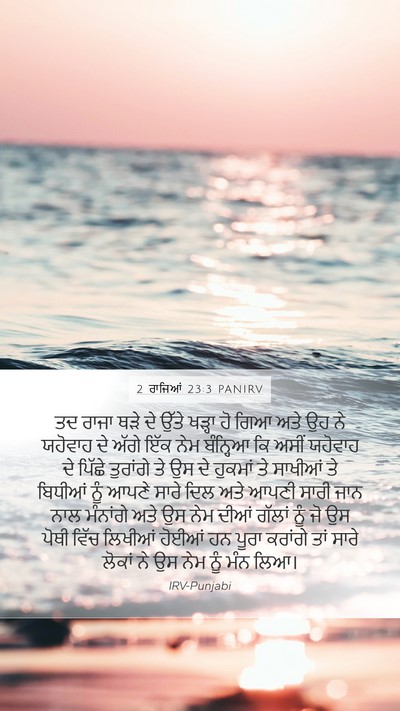 2 ਰਾਜਿਆਂ 23:3 PANIRV Bible Verse Image