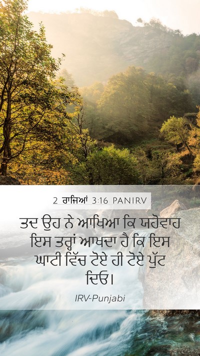 2 ਰਾਜਿਆਂ 3:16 PANIRV Bible Verse Image
