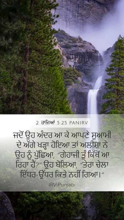 2 ਰਾਜਿਆਂ 5:25 PANIRV Bible Verse Image