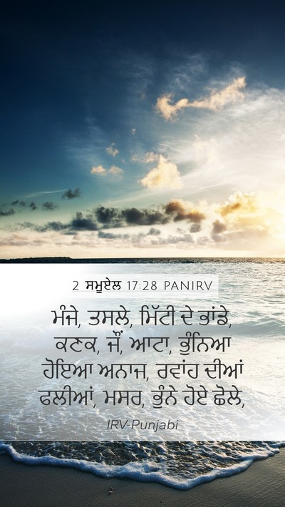 2 ਸਮੂਏਲ 17:28 PANIRV Bible Verse Image