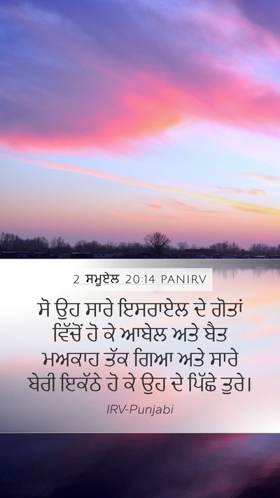 2 ਸਮੂਏਲ 20:14 PANIRV Bible Verse Image