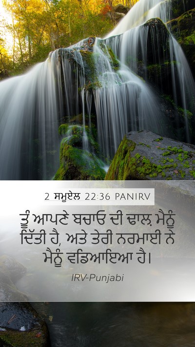2 ਸਮੂਏਲ 22:36 PANIRV Bible Verse Image