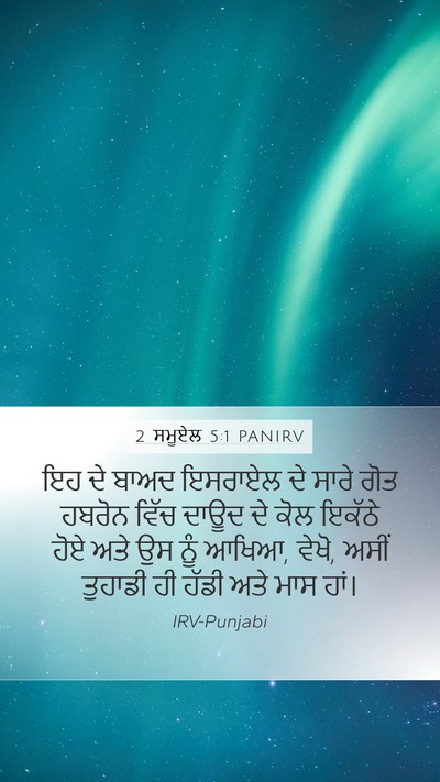2 ਸਮੂਏਲ 5:1 PANIRV Bible Verse Image