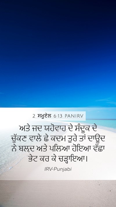 2 ਸਮੂਏਲ 6:13 PANIRV Bible Verse Image