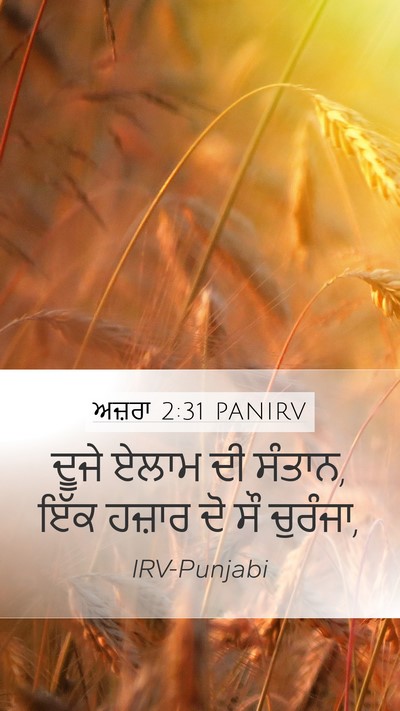 ਅਜ਼ਰਾ 2:31 PANIRV Bible Verse Image