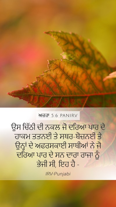 ਅਜ਼ਰਾ 5:6 PANIRV Bible Verse Image