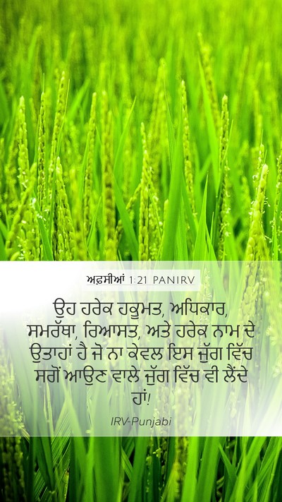 ਅਫ਼ਸੀਆਂ 1:21 PANIRV Bible Verse Image