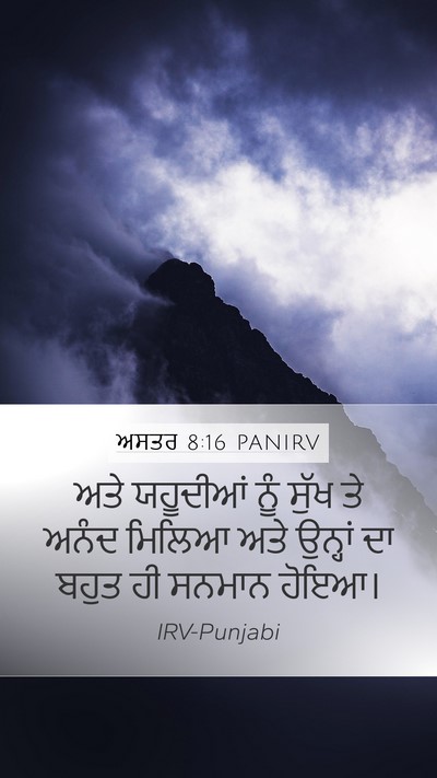 ਅਸਤਰ 8:16 PANIRV Bible Verse Image