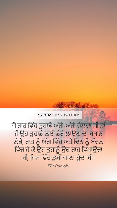 ਅਸਤਸਨਾ 1:33 PANIRV Bible Verse Image