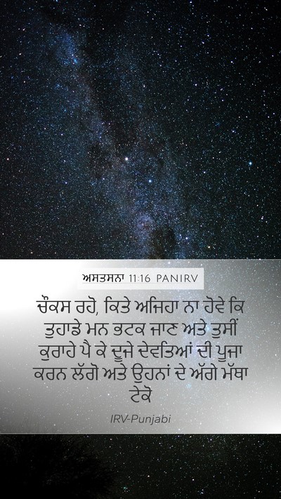 ਅਸਤਸਨਾ 11:16 PANIRV Bible Verse Image