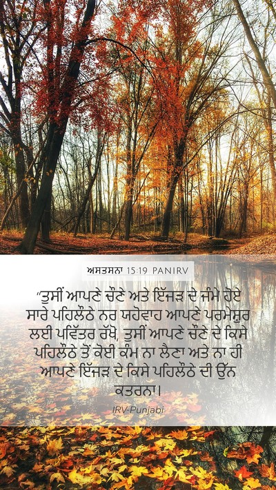 ਅਸਤਸਨਾ 15:19 PANIRV Bible Verse Image