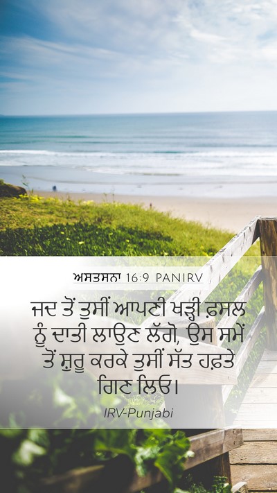ਅਸਤਸਨਾ 16:9 PANIRV Bible Verse Image