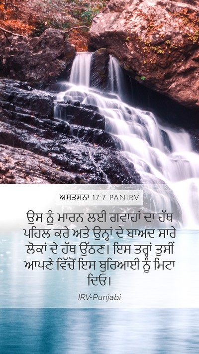 ਅਸਤਸਨਾ 17:7 PANIRV Bible Verse Image