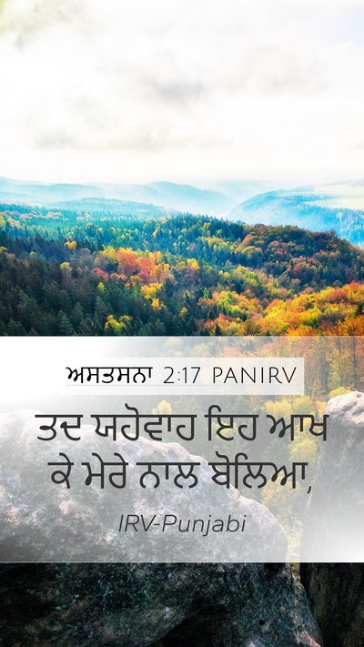 ਅਸਤਸਨਾ 2:17 PANIRV Mobile Phone Wallpaper - ਤਦ ਯਹੋਵਾਹ ਇਹ ਆਖ ਕੇ - Mobile Bible Verse Wallpaper