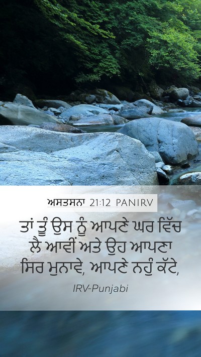 ਅਸਤਸਨਾ 21:12 PANIRV Bible Verse Image