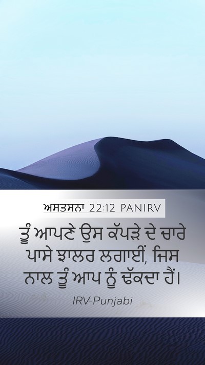 ਅਸਤਸਨਾ 22:12 PANIRV Bible Verse Image