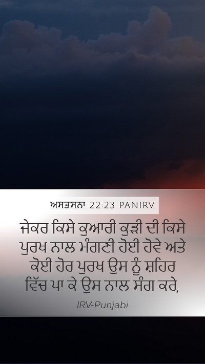 ਅਸਤਸਨਾ 22:23 PANIRV Bible Verse Image