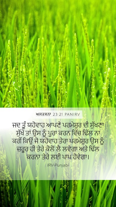 ਅਸਤਸਨਾ 23:21 PANIRV Bible Verse Image