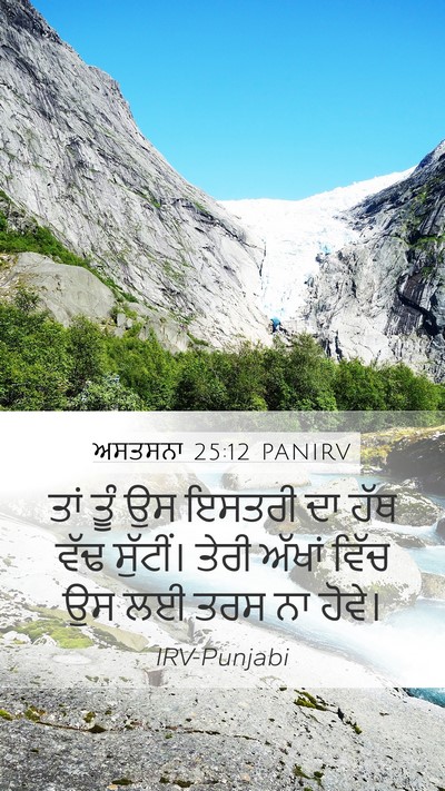 ਅਸਤਸਨਾ 25:12 PANIRV Bible Verse Image