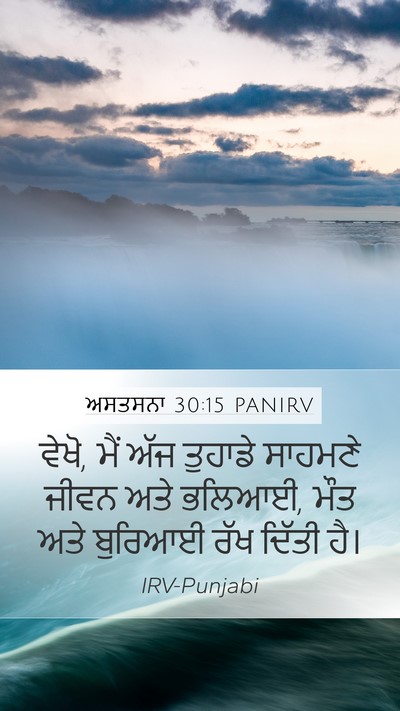 ਅਸਤਸਨਾ 30:15 PANIRV Bible Verse Image