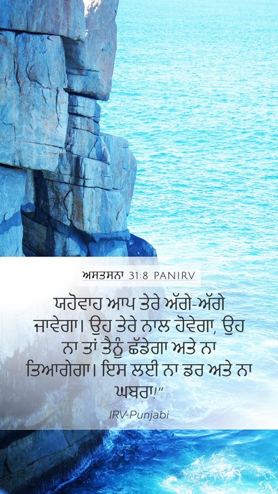 ਅਸਤਸਨਾ 31:8 PANIRV Bible Verse Image