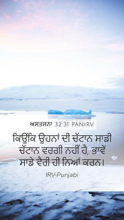 ਅਸਤਸਨਾ 32:31 PANIRV Bible Verse Image