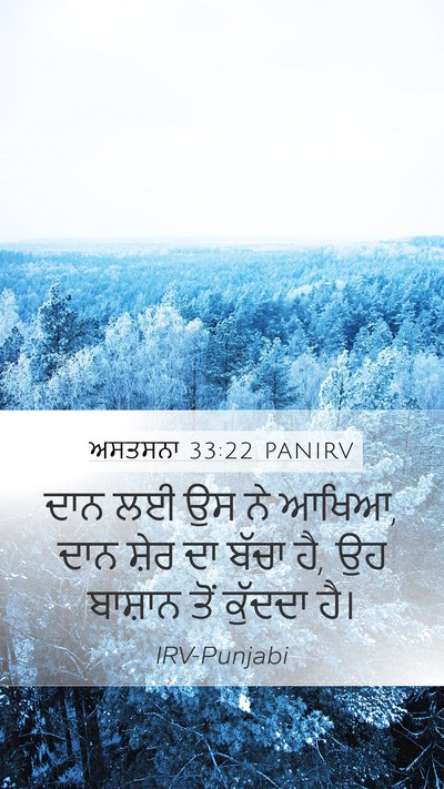 ਅਸਤਸਨਾ 33:22 PANIRV Bible Verse Image
