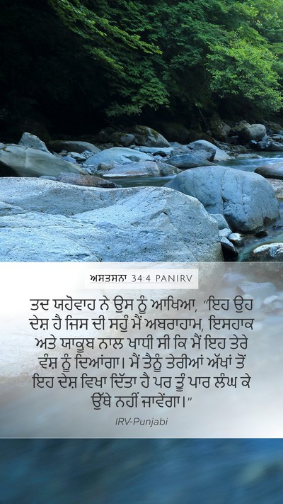 ਅਸਤਸਨਾ 34:4 PANIRV Bible Verse Image