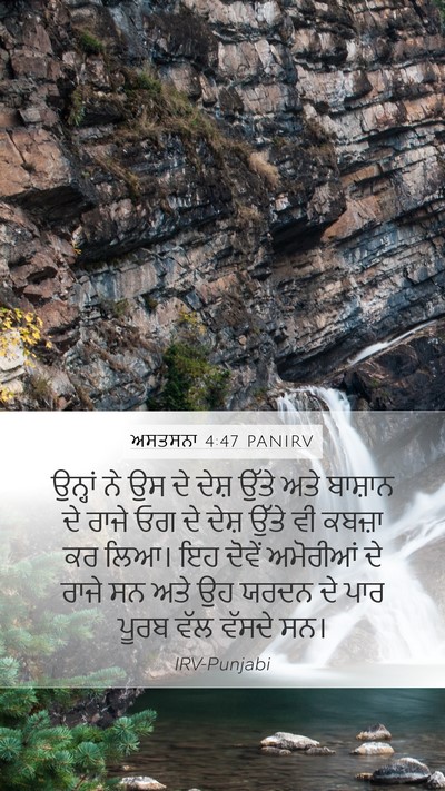 ਅਸਤਸਨਾ 4:47 PANIRV Bible Verse Image