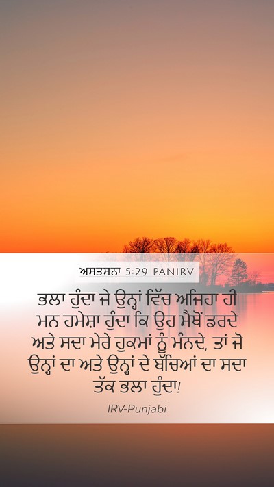 ਅਸਤਸਨਾ 5:29 PANIRV Bible Verse Image