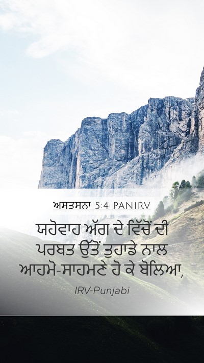 ਅਸਤਸਨਾ 5:4 PANIRV Bible Verse Image
