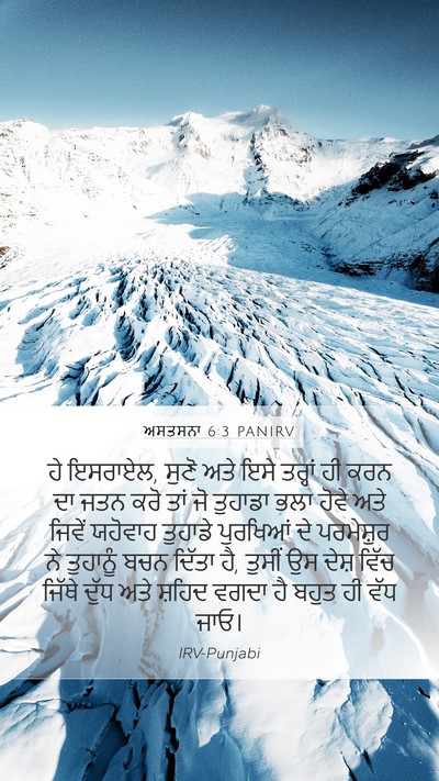 ਅਸਤਸਨਾ 6:3 PANIRV Bible Verse Image