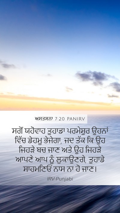 ਅਸਤਸਨਾ 7:20 PANIRV Bible Verse Image