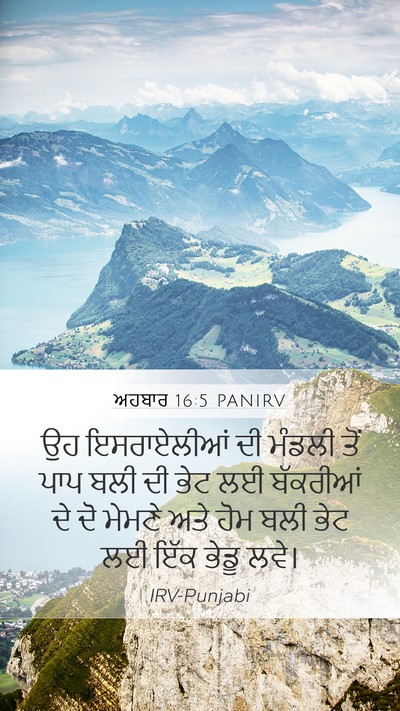 ਅਹਬਾਰ 16:5 PANIRV Bible Verse Image