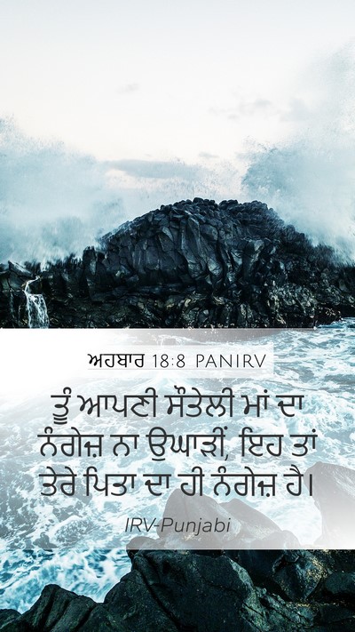 ਅਹਬਾਰ 18:8 PANIRV Bible Verse Image