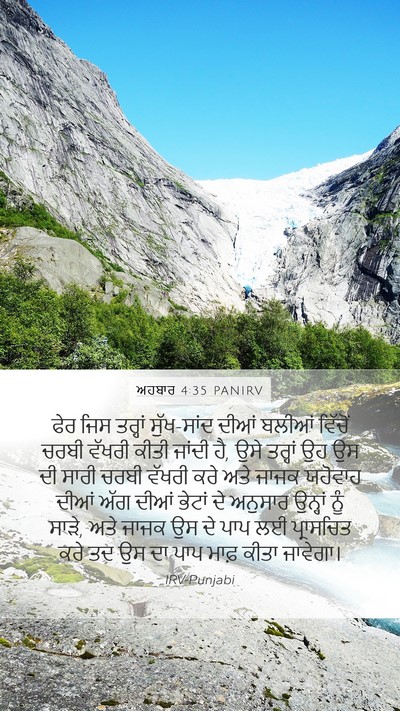 ਅਹਬਾਰ 4:35 PANIRV Bible Verse Image