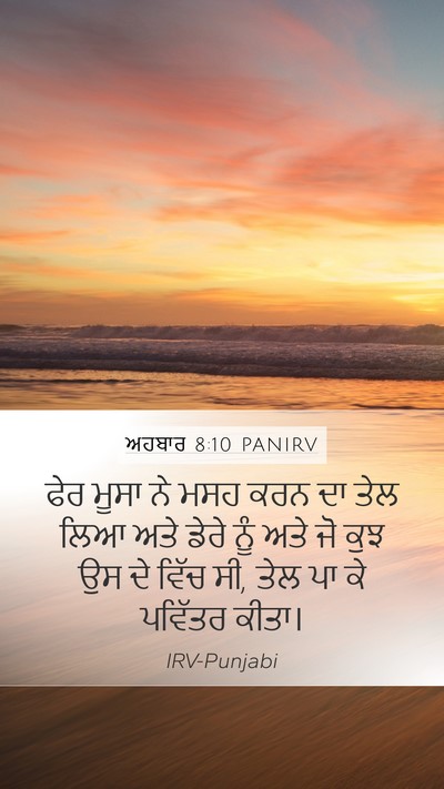 ਅਹਬਾਰ 8:10 PANIRV Bible Verse Image