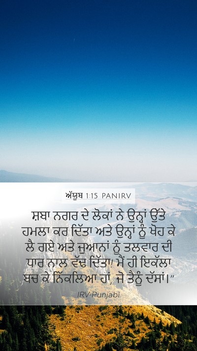 ਅੱਯੂਬ 1:15 PANIRV Bible Verse Image