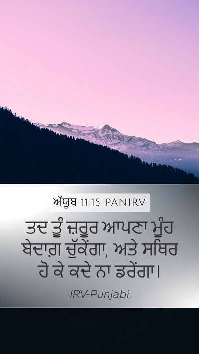 ਅੱਯੂਬ 11:15 PANIRV Bible Verse Image
