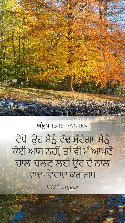 ਅੱਯੂਬ 13:15 PANIRV Bible Verse Image