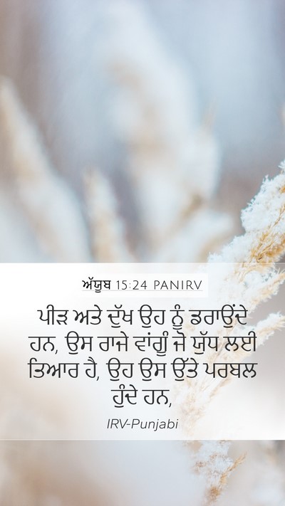 ਅੱਯੂਬ 15:24 PANIRV Bible Verse Image