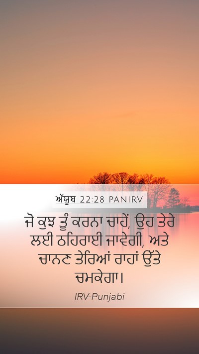 ਅੱਯੂਬ 22:28 PANIRV Bible Verse Image