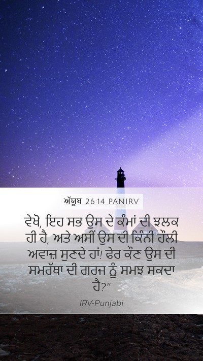 ਅੱਯੂਬ 26:14 PANIRV Bible Verse Image