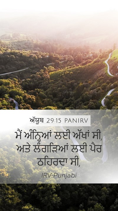 ਅੱਯੂਬ 29:15 PANIRV Bible Verse Image