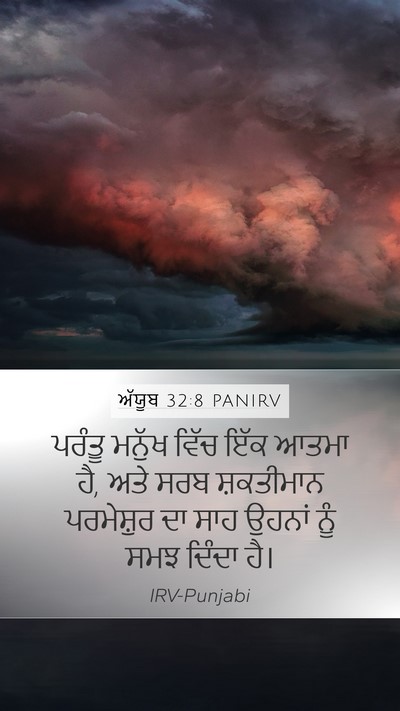 ਅੱਯੂਬ 32:8 PANIRV Bible Verse Image