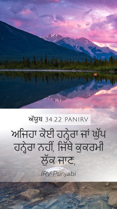 ਅੱਯੂਬ 34:22 PANIRV Bible Verse Image