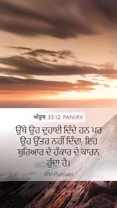 ਅੱਯੂਬ 35:12 PANIRV Bible Verse Image
