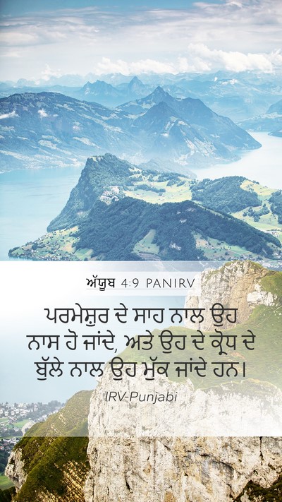 ਅੱਯੂਬ 4:9 PANIRV Bible Verse Image