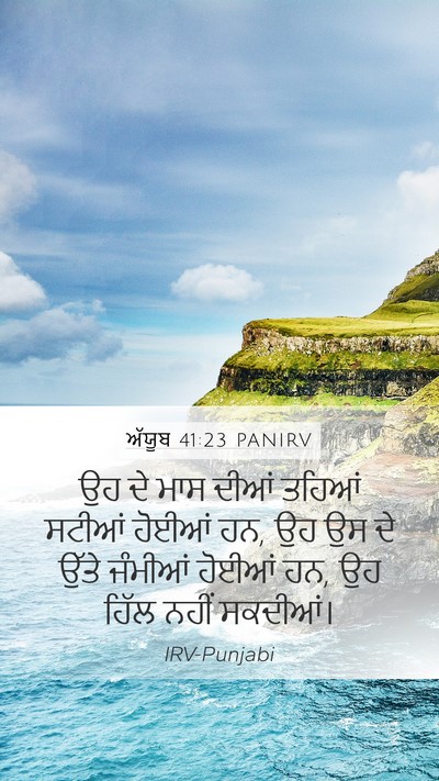 ਅੱਯੂਬ 41:23 PANIRV Bible Verse Image