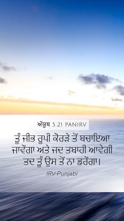 ਅੱਯੂਬ 5:21 PANIRV Bible Verse Image